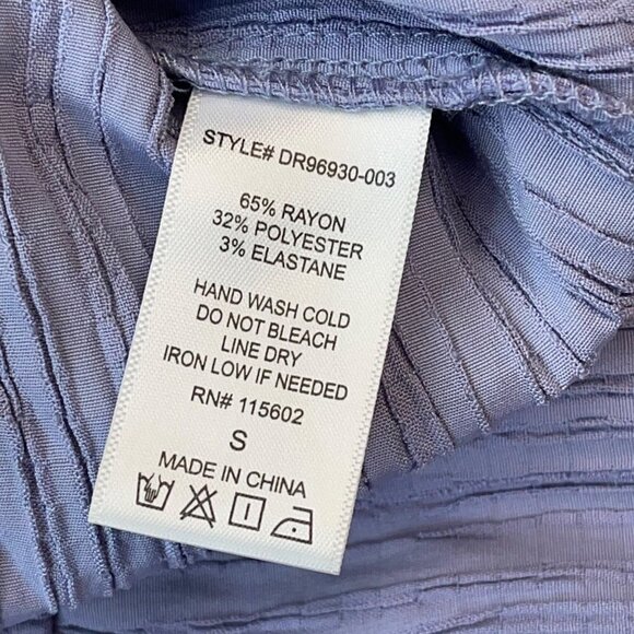 Urban Outfitters Lush SMALL Lavender Tiered Ruffle Balloon Sleeve Mini Dress - Picture 5 of 5